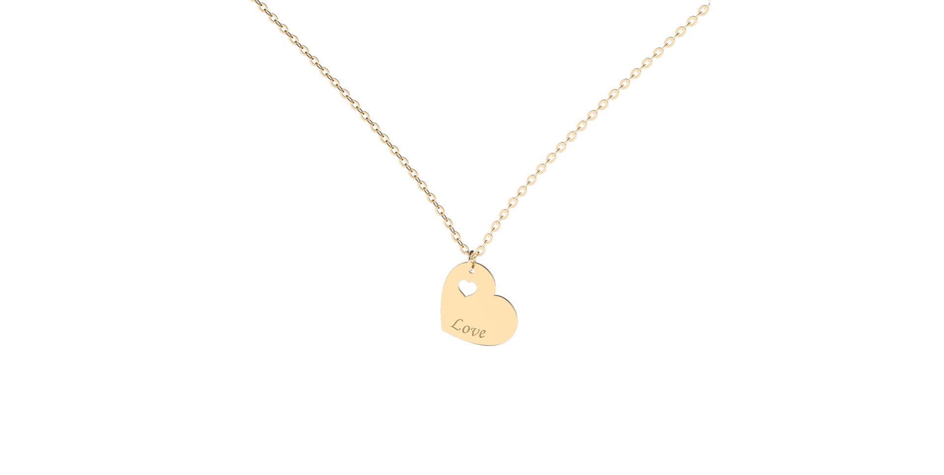 Náhrdelník s diamantom Passion Heart