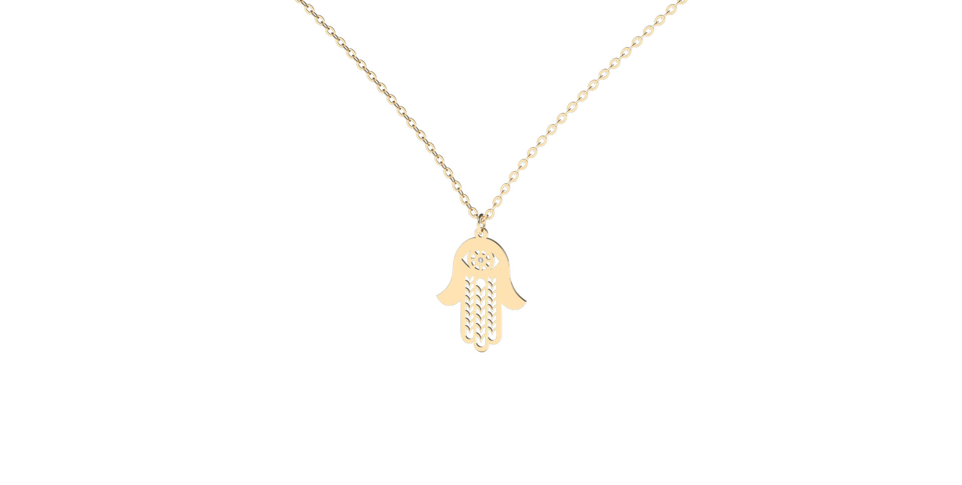 Náhrdelník s diamantom Posh Fate