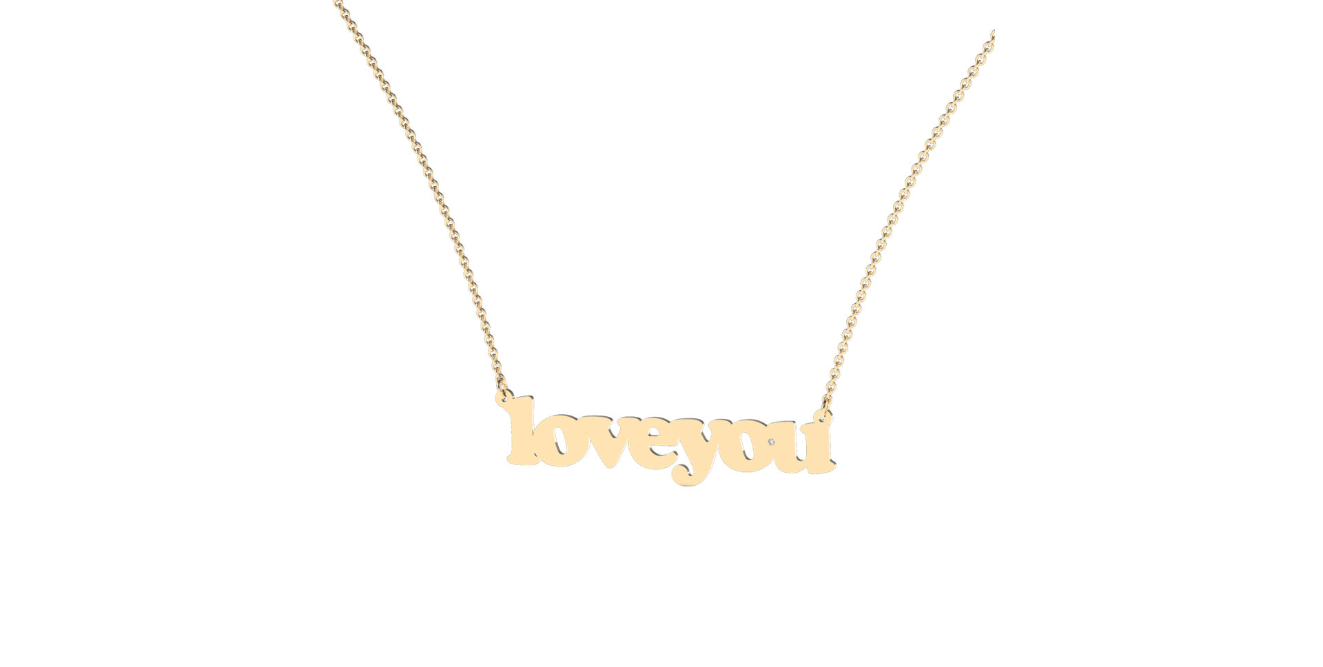 Náhrdelník s diamantom My Amour