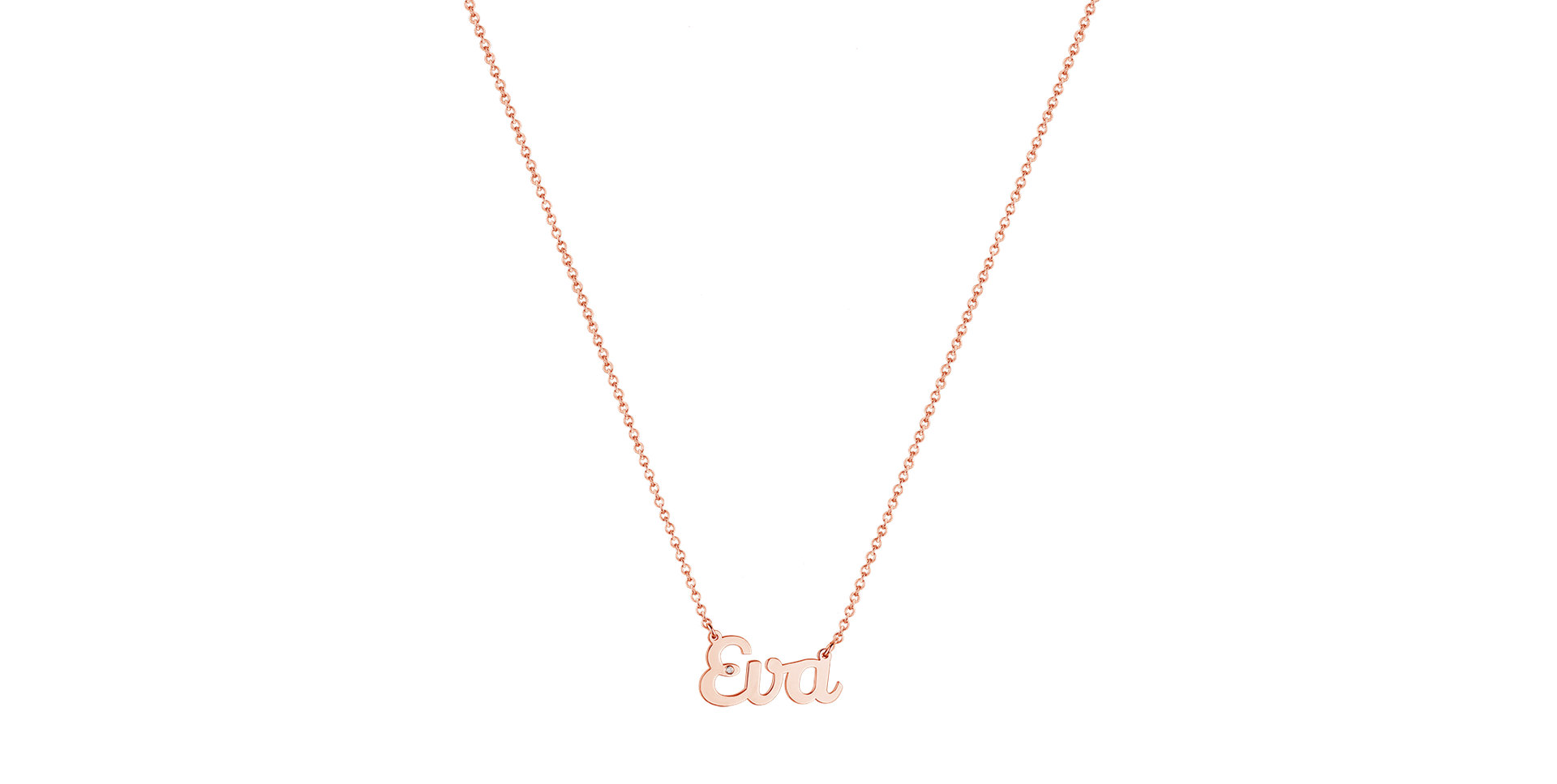 Náhrdelník s diamantom Personalized Gift