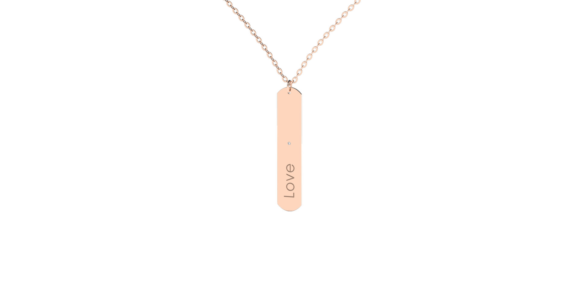 Náhrdelník s diamantom Miracle Amour