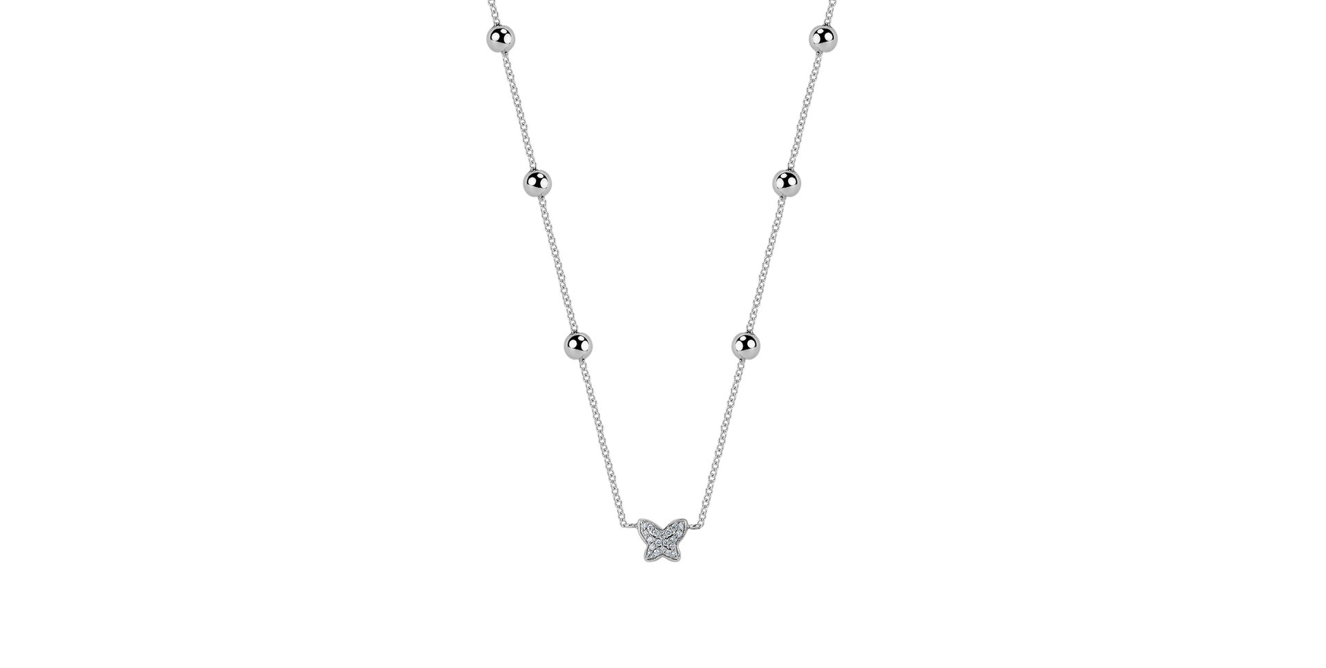 Náhrdelník s diamantmi Night Waterfall