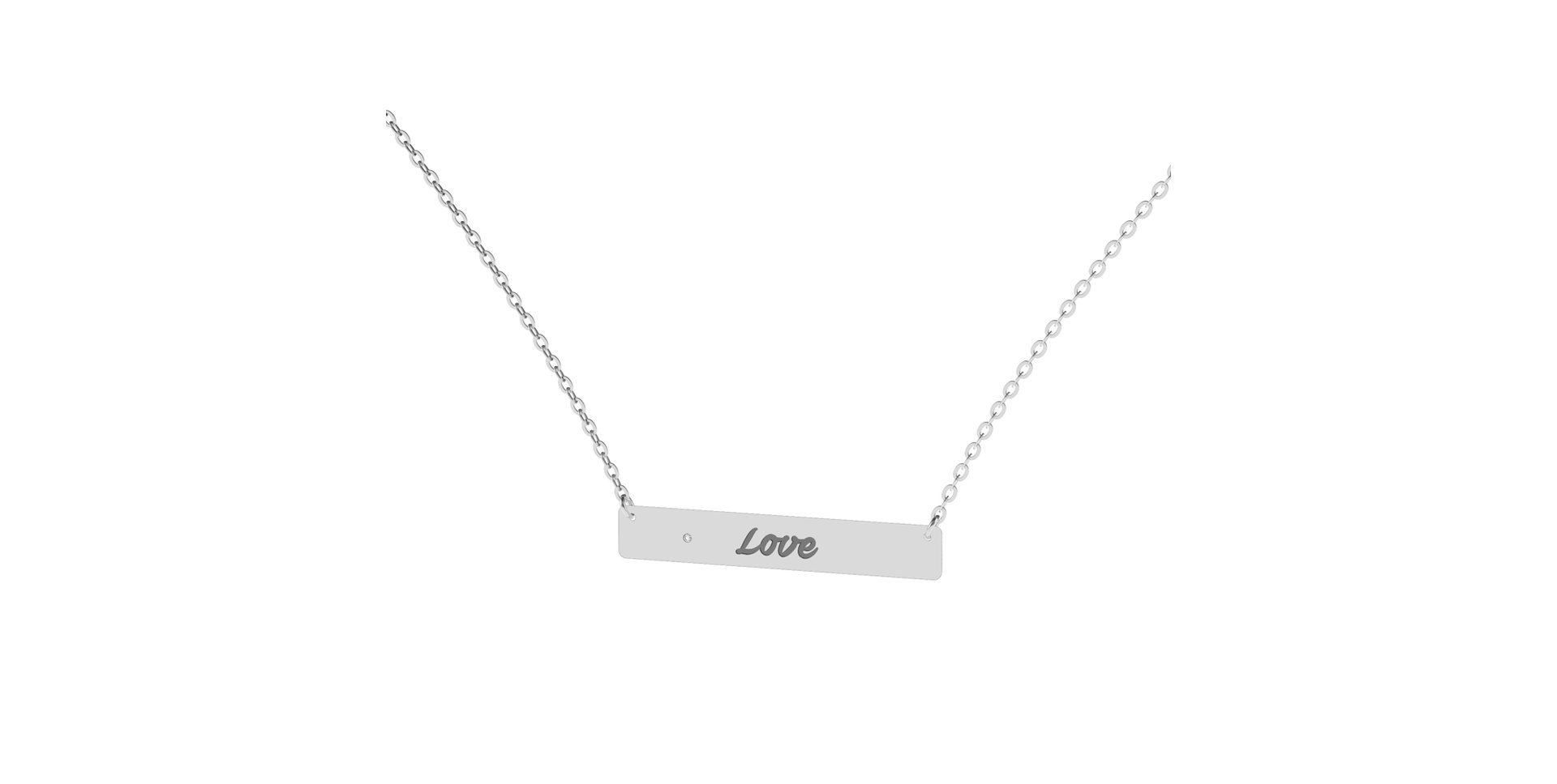 Náhrdelník s diamantom Forever Darling