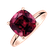 Prsteň s rhodolitom Bonbon6