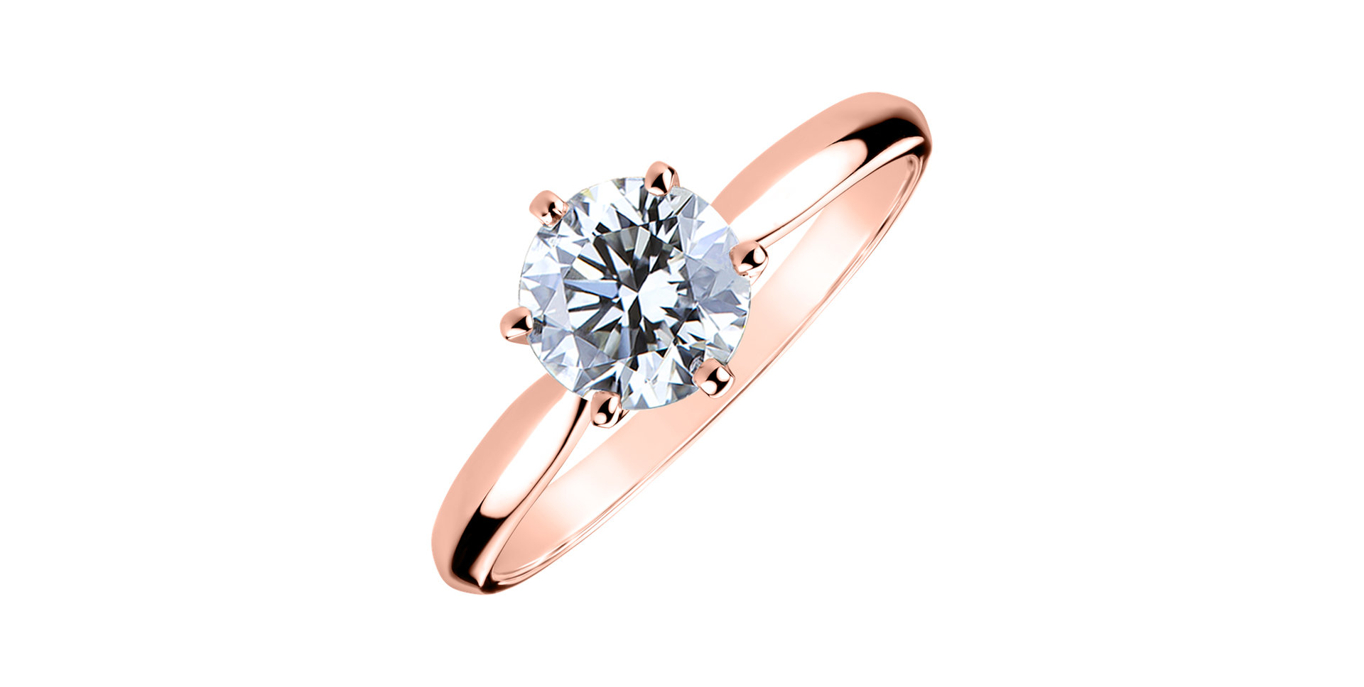 Prsteň s diamantom Eternal Joy