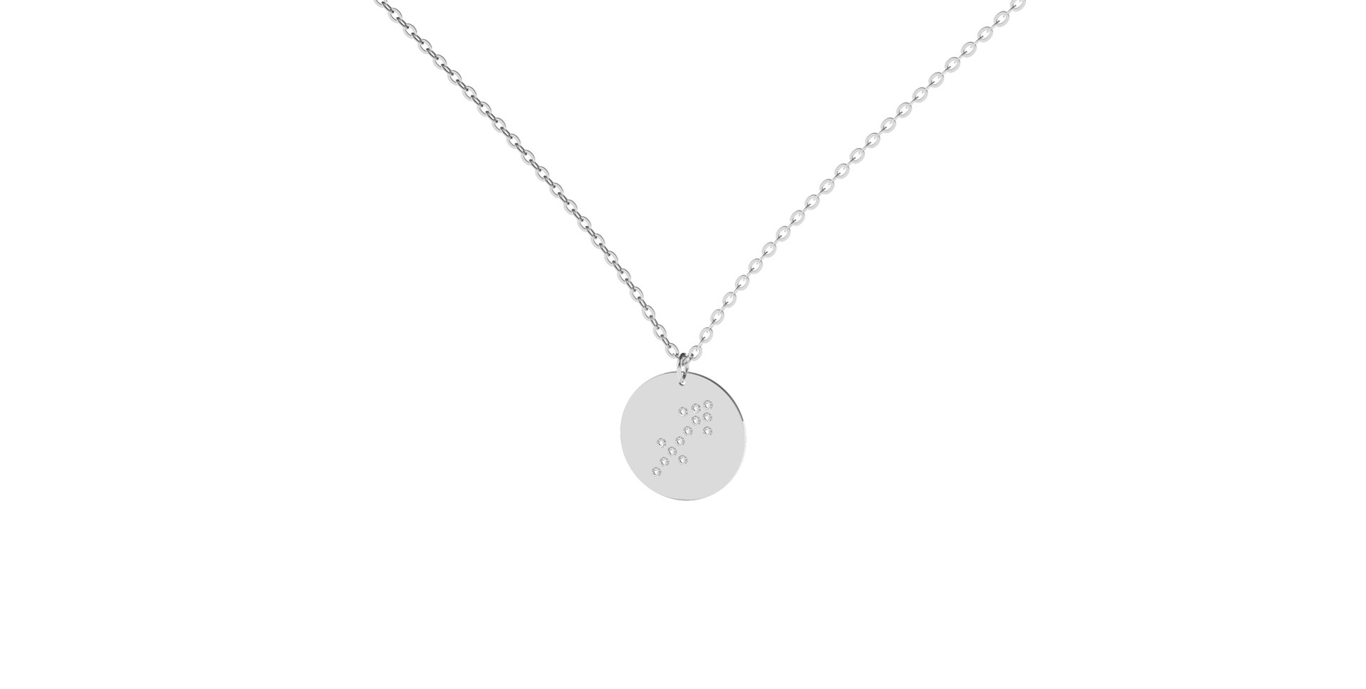 Náhrdelník s diamantmi Sagittarius