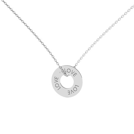 Náhrdelník s diamantom Love Circle