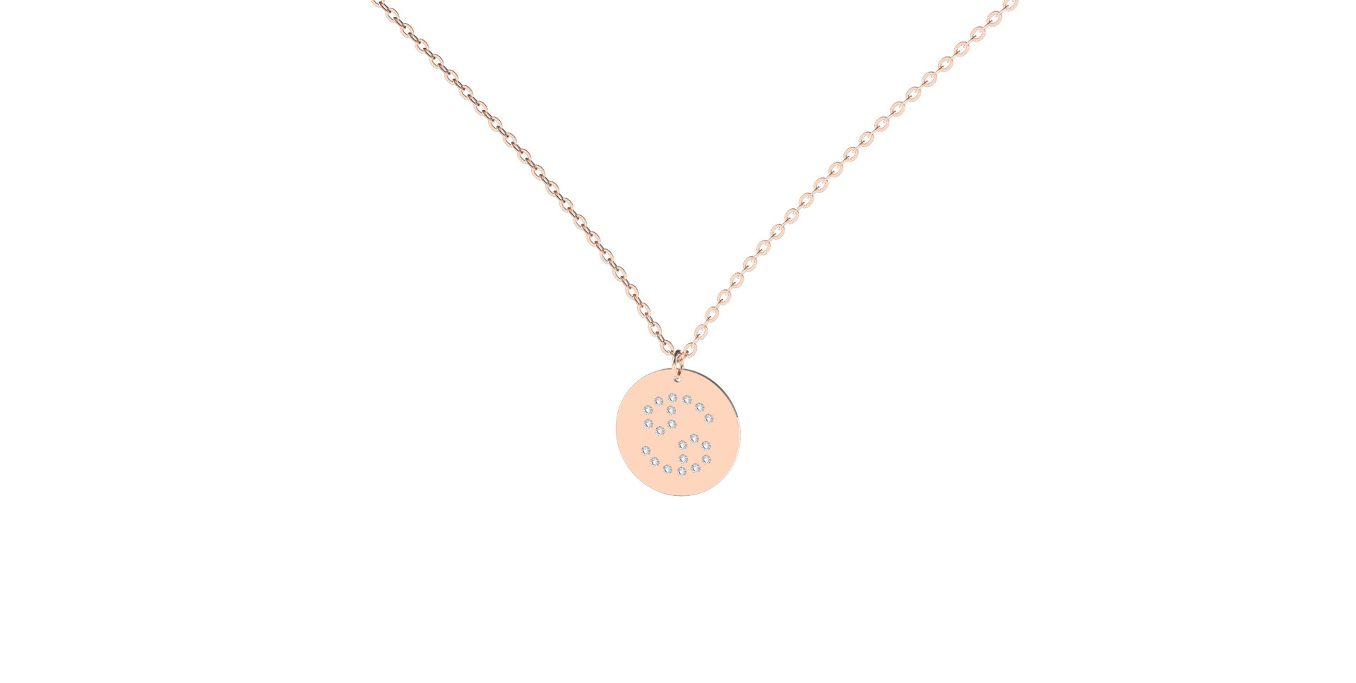 Náhrdelník s diamantmi Cancer