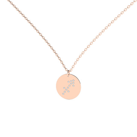 Náhrdelník s diamantmi Sagittarius