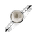 Prsteň s bielym mesačným kameňom Bonbon2