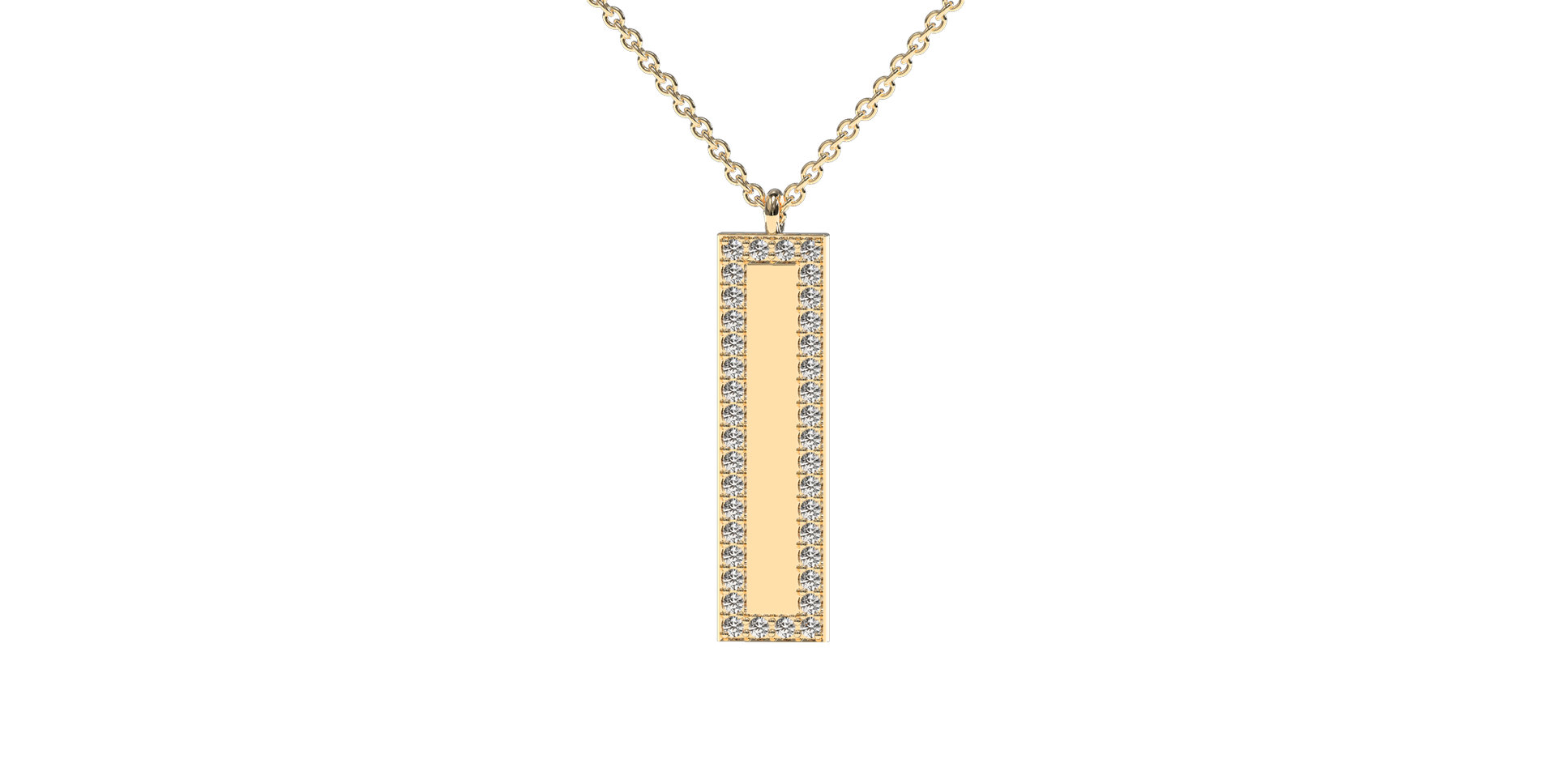 Náhrdelník s diamantmi Diamond Shimmer