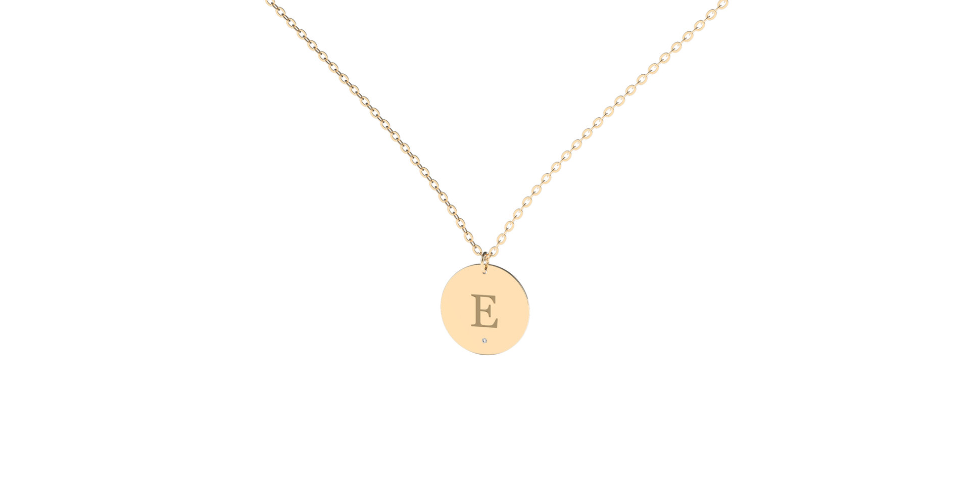 Náhrdelník s diamantom Big Coins E