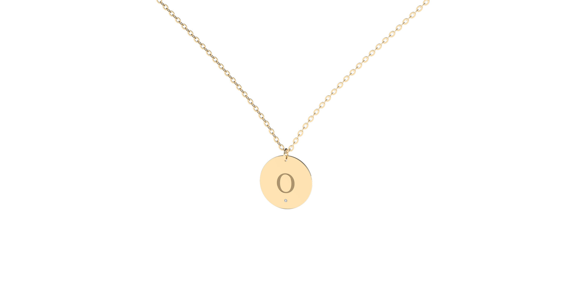 Náhrdelník s diamantom Big Coins O