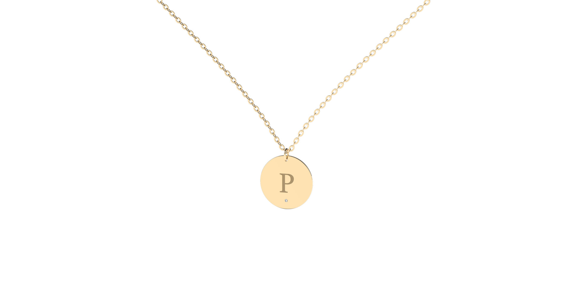 Náhrdelník s diamantom Big Coins P