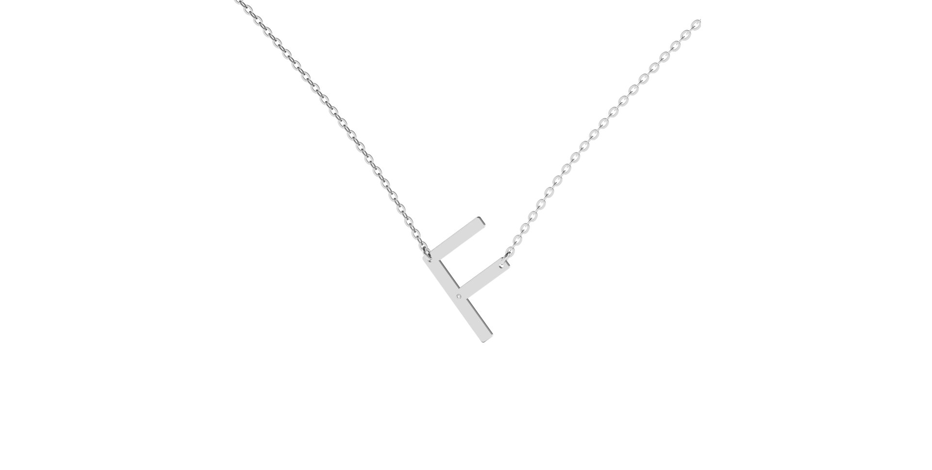 Náhrdelník s diamantom Big Line F