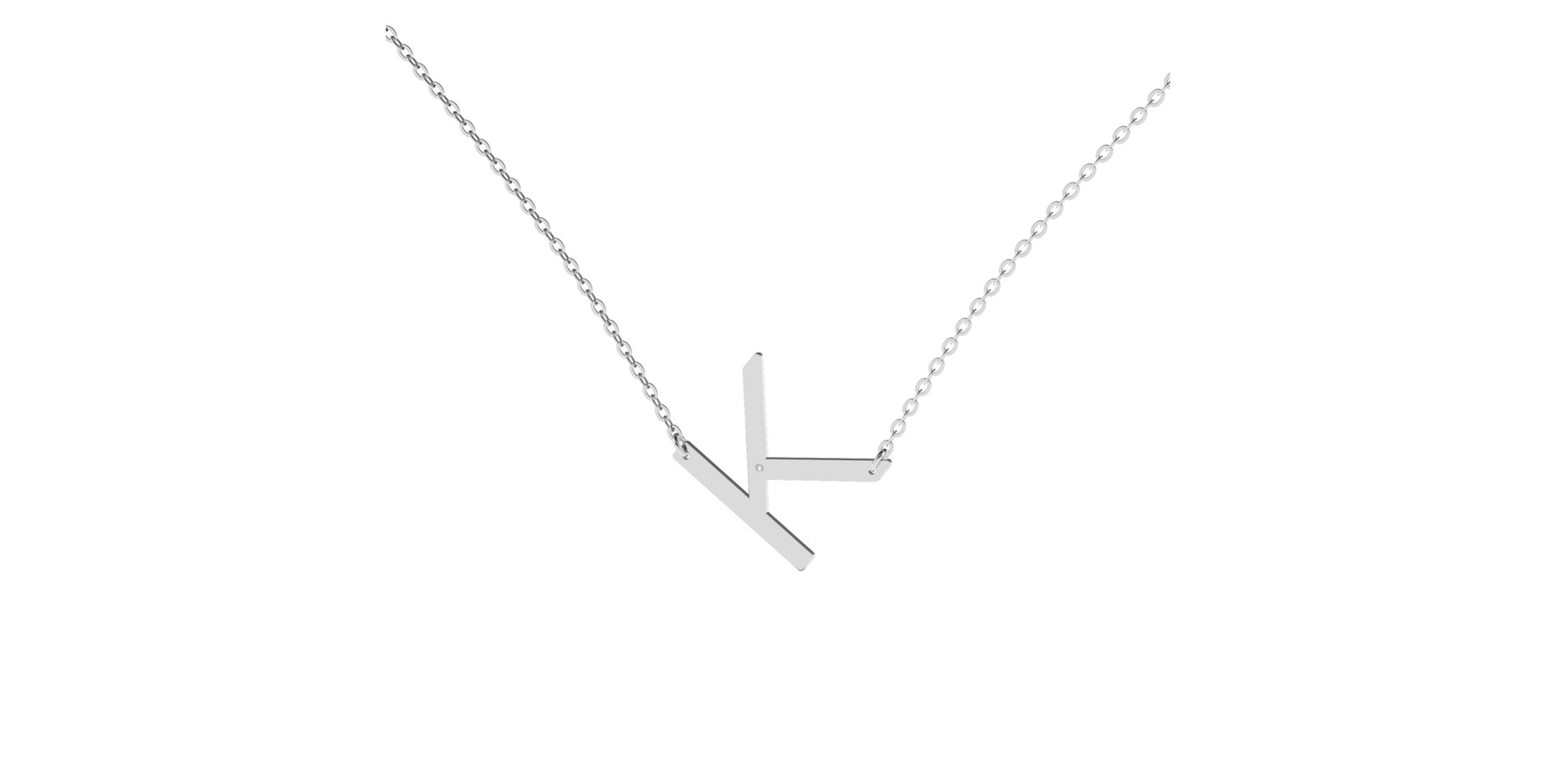 Náhrdelník s diamantom Big Line K