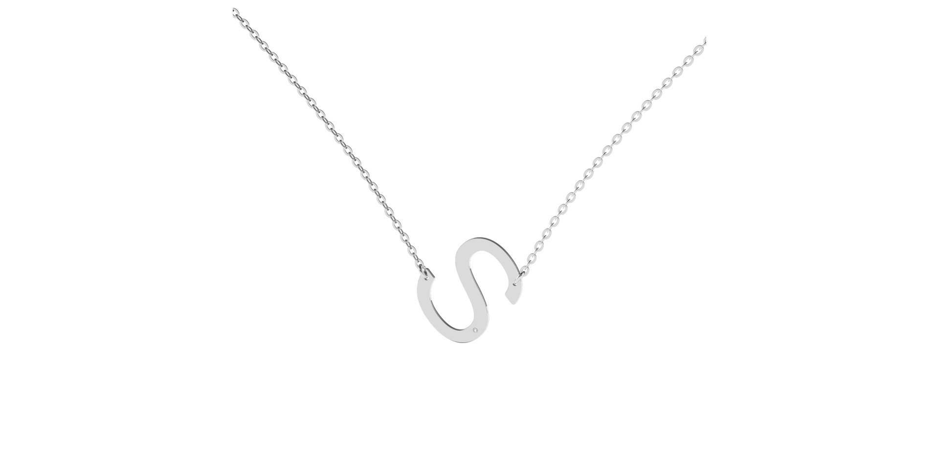 Náhrdelník s diamantom Big Line S