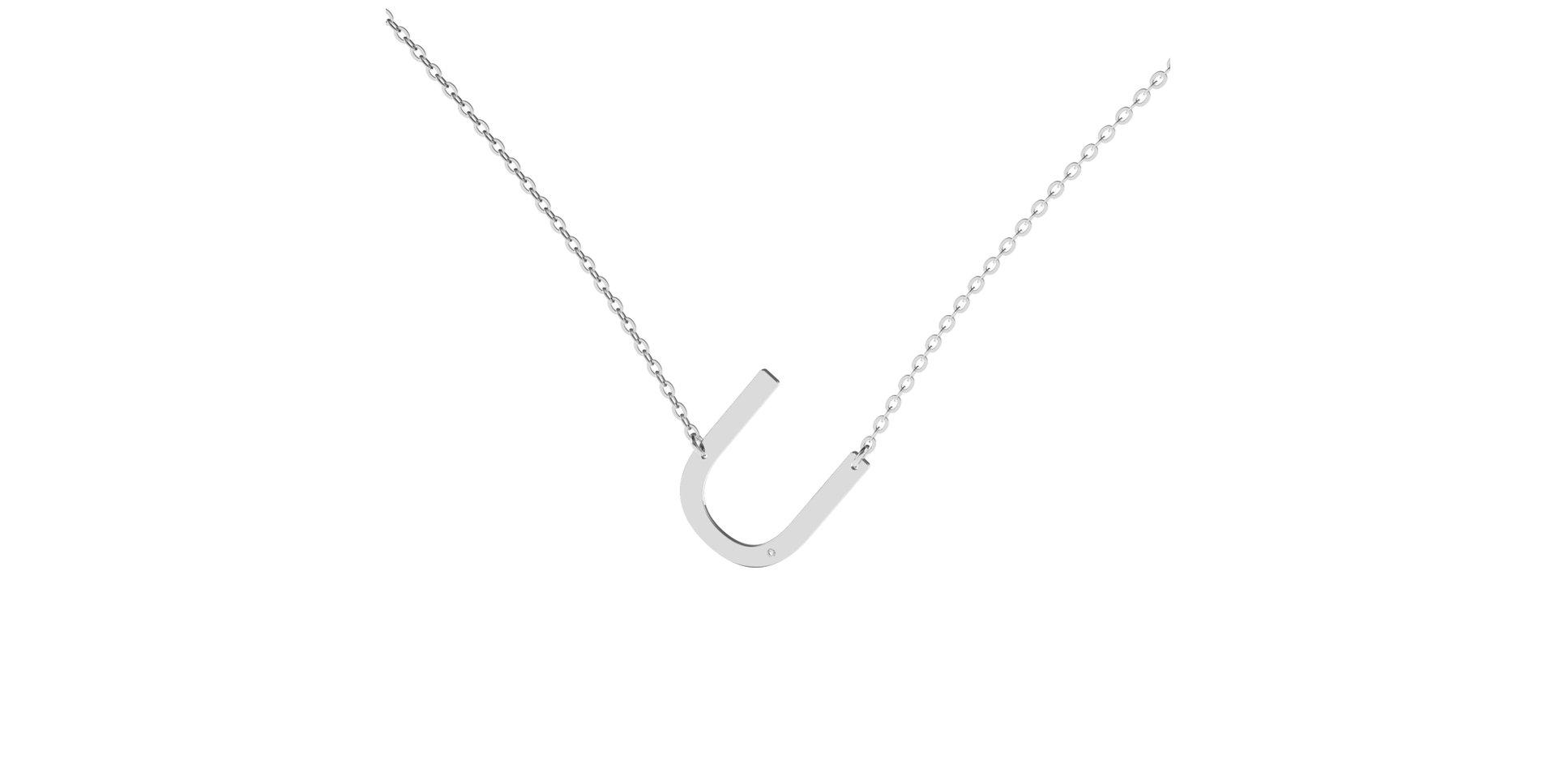 Náhrdelník s diamantom Big Line U