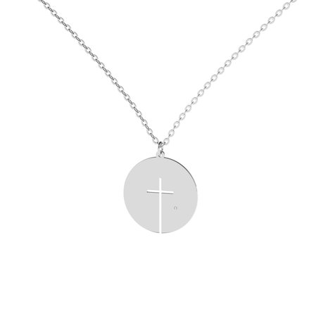 Náhrdelník s diamantom Cross