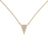 Náhrdelník s diamantmi Shiny Triangle2