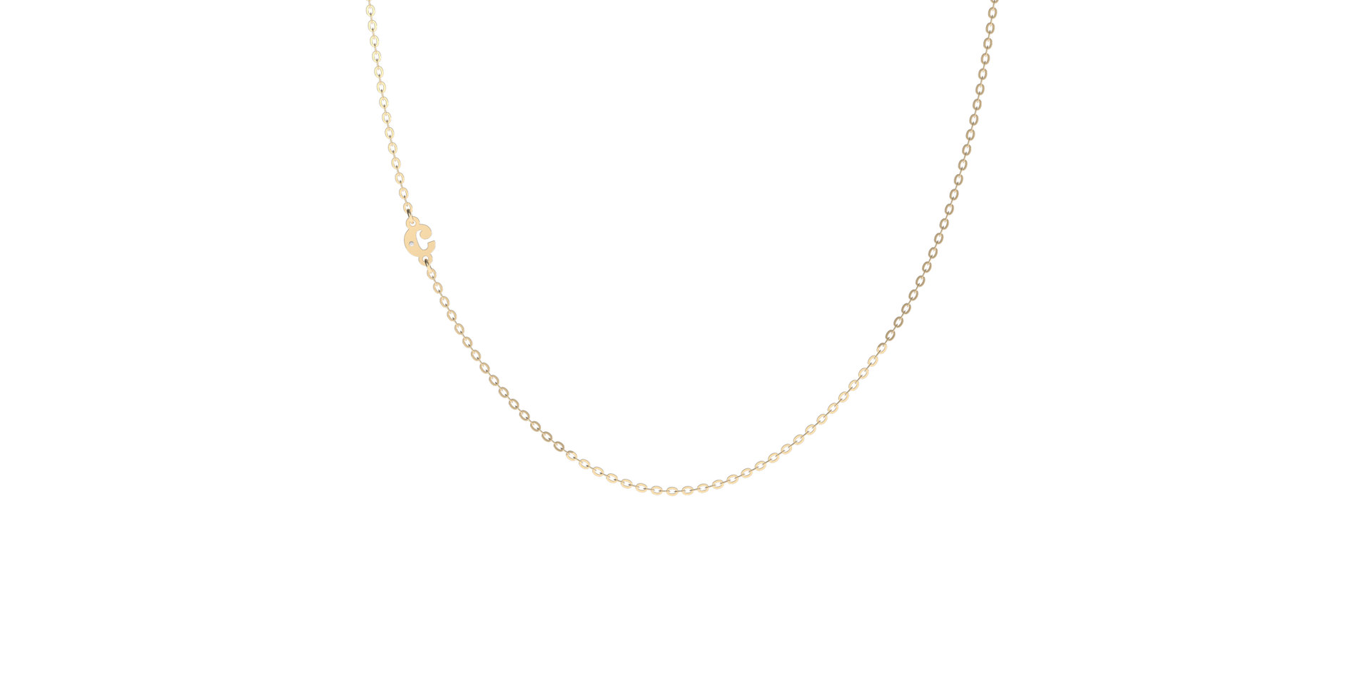 Náhrdelník s diamantom Big Classic C