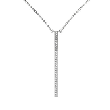 Náhrdelník s diamantmi Essential Dash