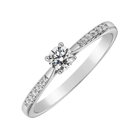 Prsteň s diamantmi Pure Love