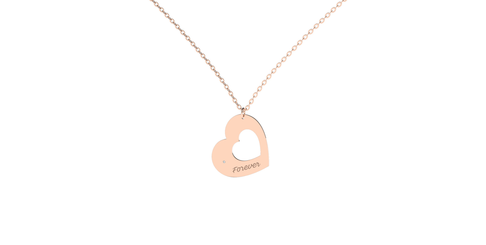 Náhrdelník s diamantom Forever