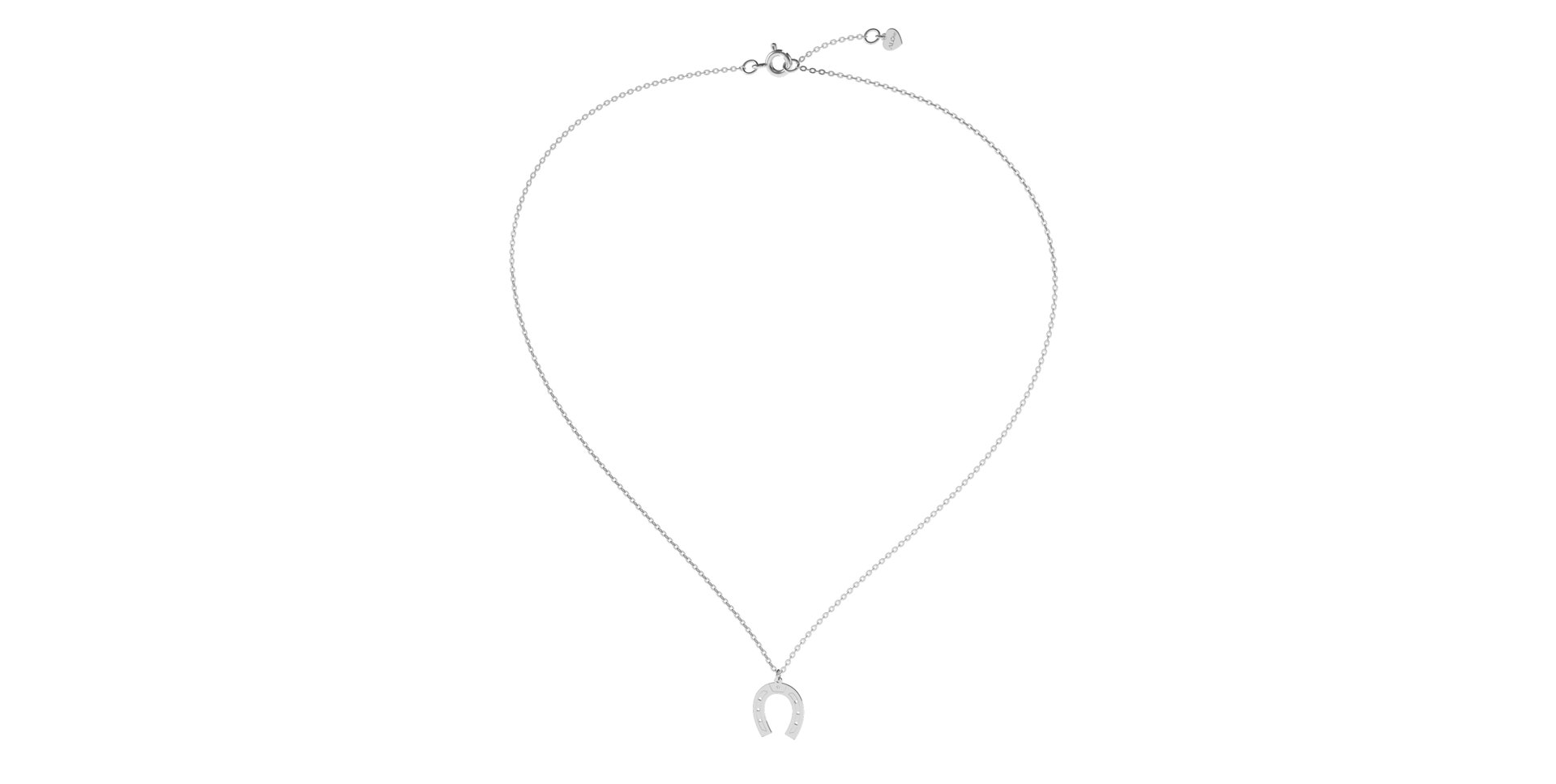 Náhrdelník s diamantom Horseshoe