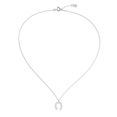 Náhrdelník s diamantom Horseshoe