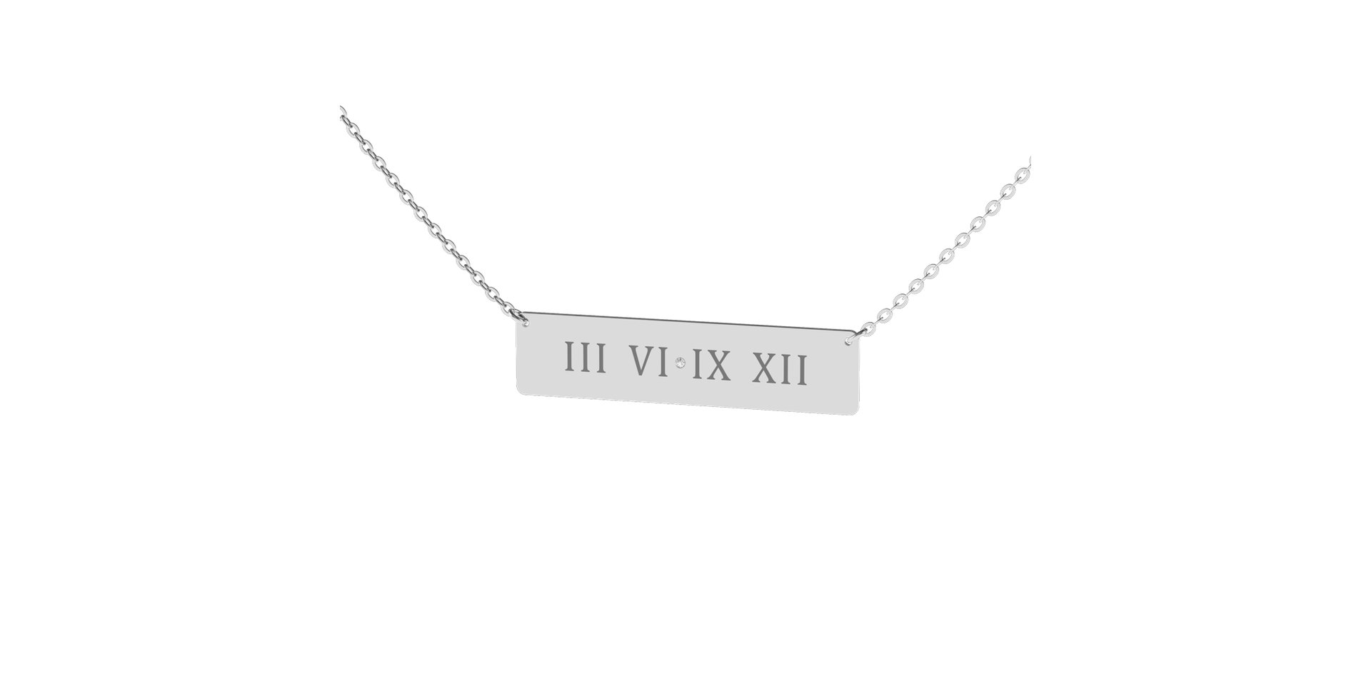 Náhrdelník s diamantom Diamond Hour