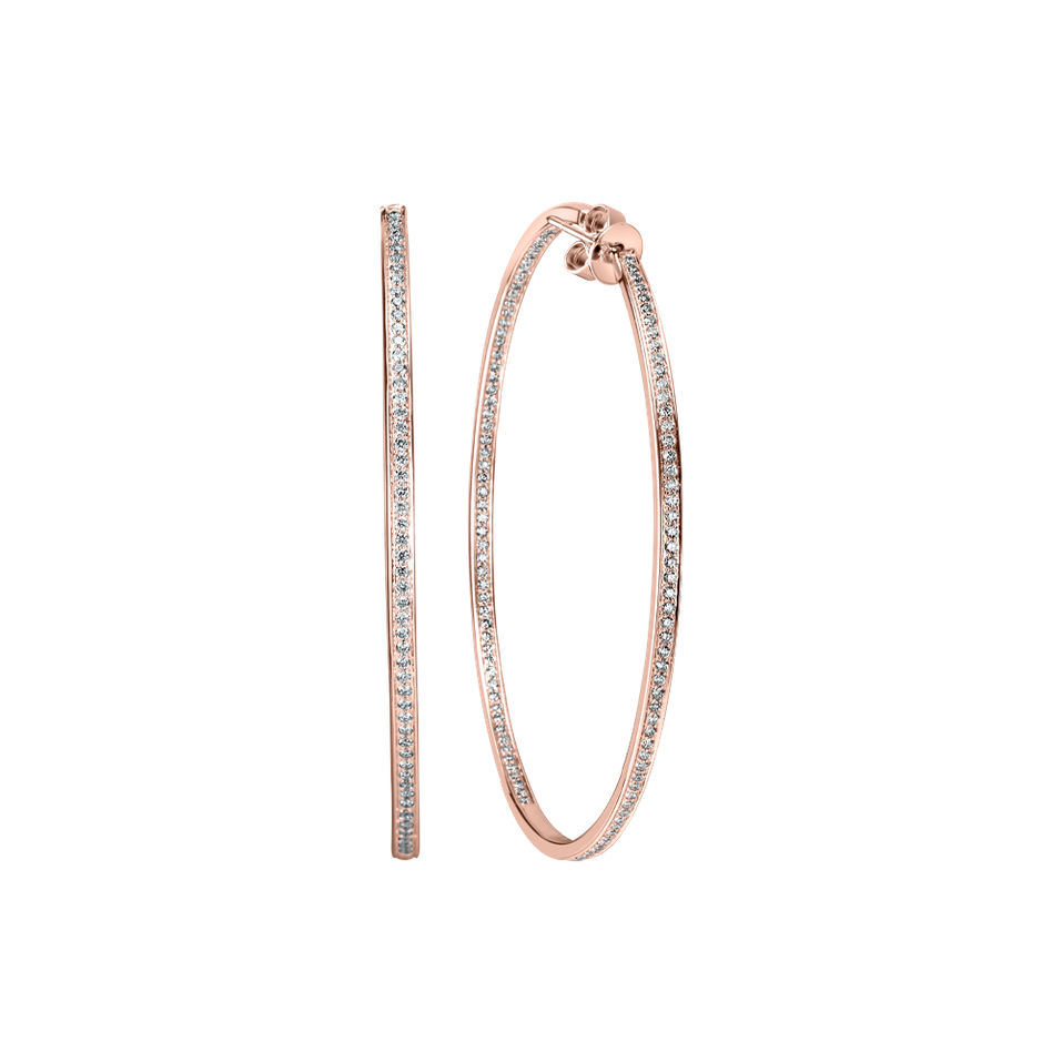 Náušnice s diamantmi Sparkling Eclipse