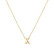 Náhrdelník s diamantom Flat Line X2