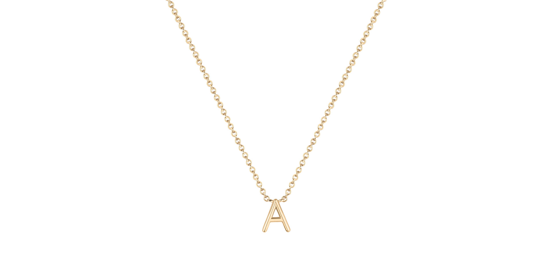 Náhrdelník s diamantom Round Line A