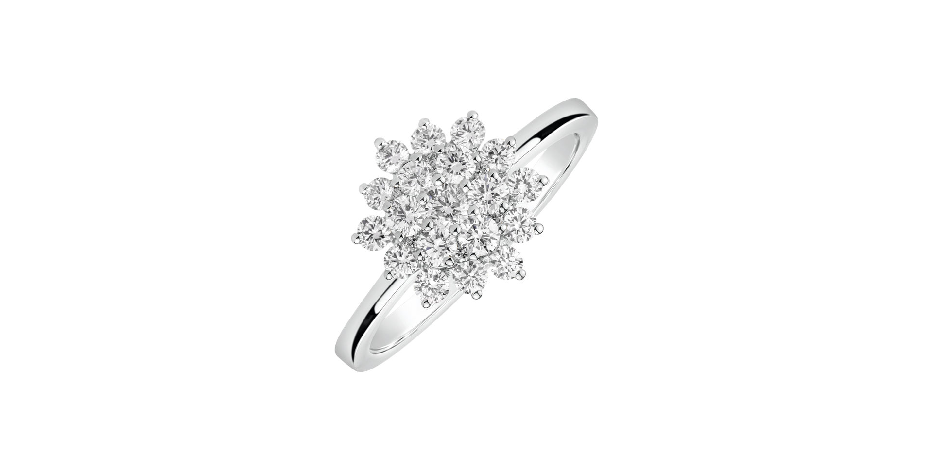 Prsteň s diamantmi Shiny Constellation