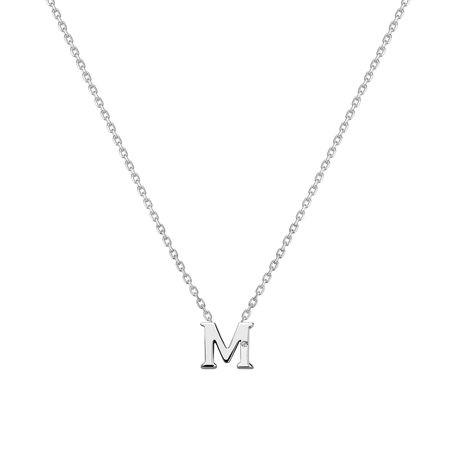 Náhrdelník s diamantom Flat Line M