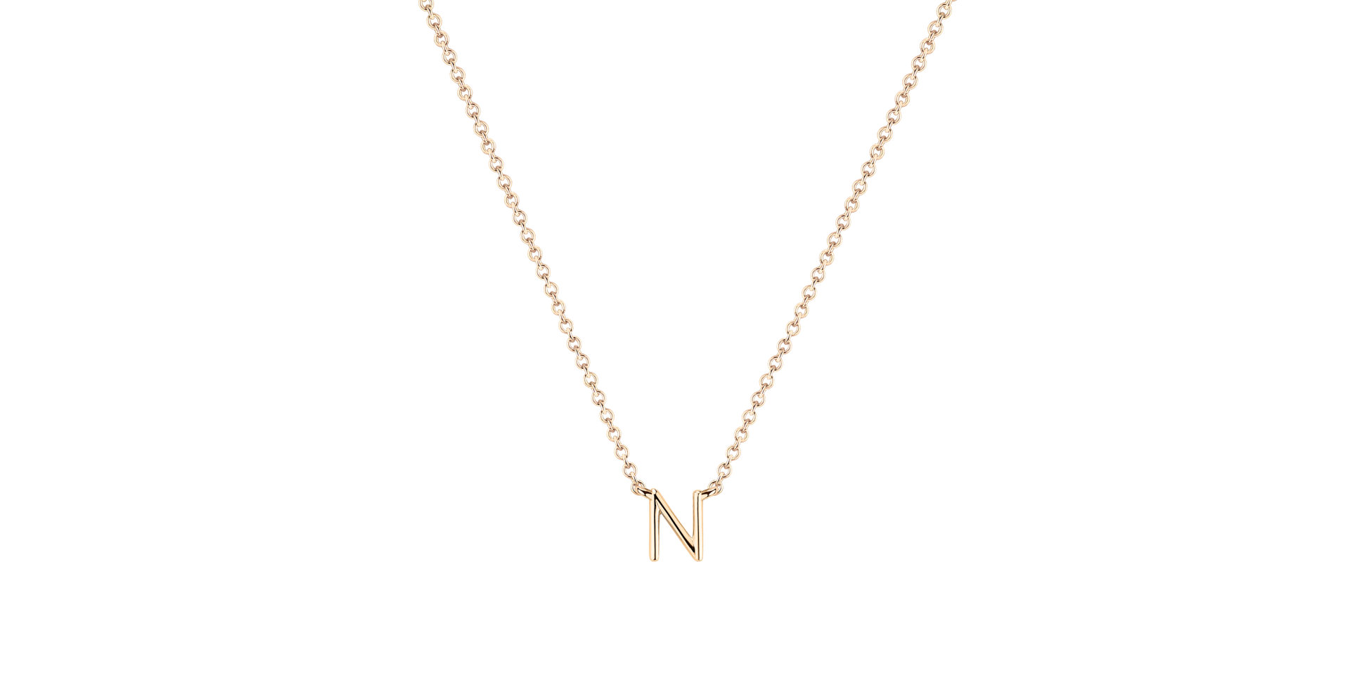 Náhrdelník s diamantom Round Line N