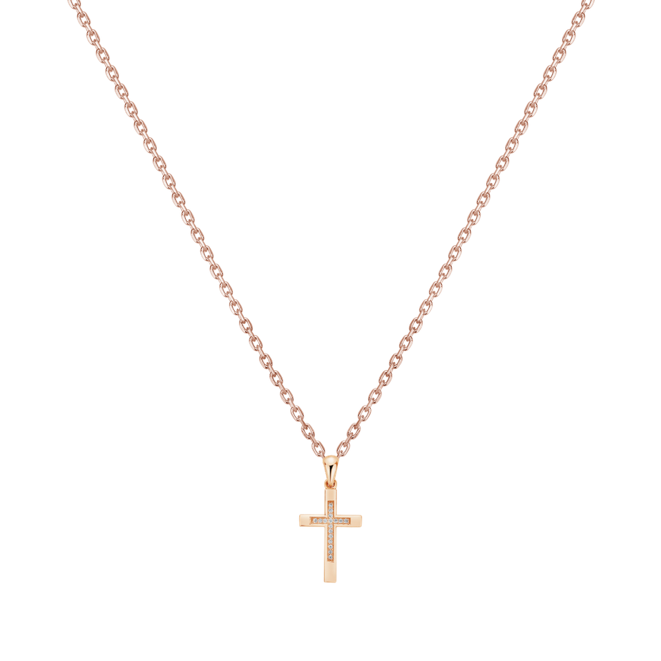 Prívesok s diamantmi Cross