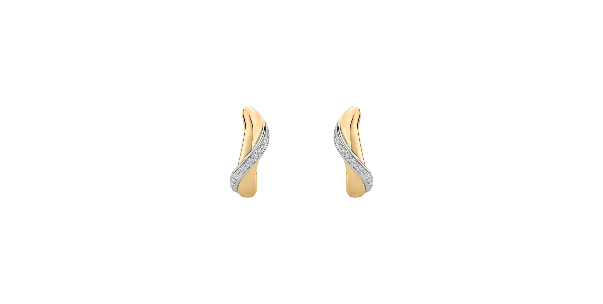 Náušnice s diamantmi Infinite Delight