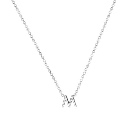 Náhrdelník s diamantom Round Line M