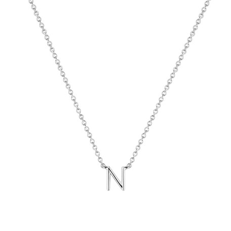 Náhrdelník s diamantom Round Line N