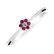 Prsteň s diamantom a rubínmi Shiny Constellation2