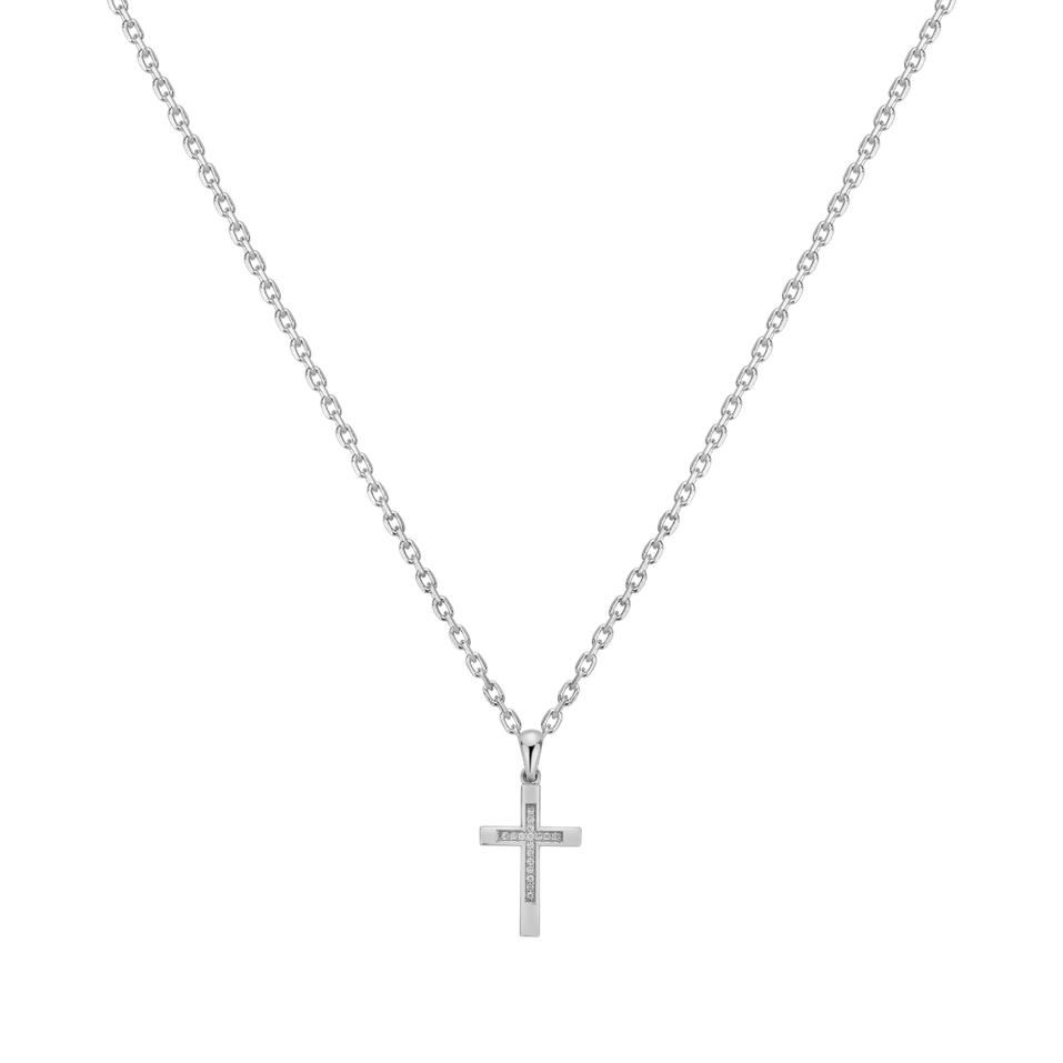 Prívesok s diamantmi Cross