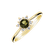 Prsteň s diamantmi a peridotom Glowing Starlet2