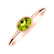 Prsteň s peridotom Space Bonbon2