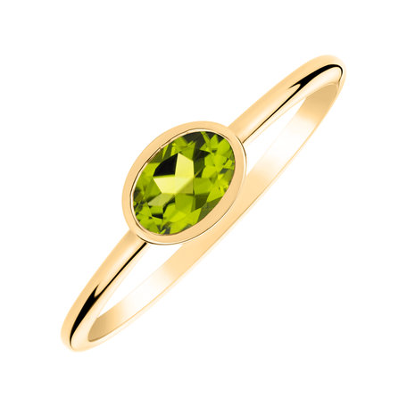 Prsteň s peridotom Space Bonbon