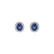 Náušnice s diamantmi a zafírom Imperial Sapphire2