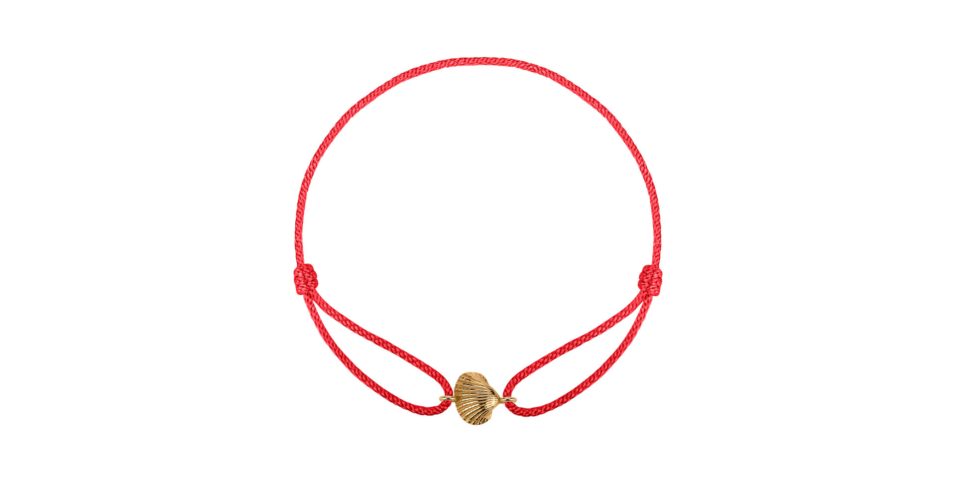 Dámsky náramok so šnúrkou Luxury Clam