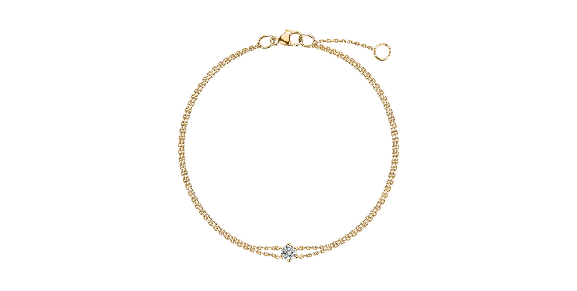 Náramok s diamantom Essential Shine