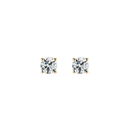 Náušnice s diamantmi Essential Shine